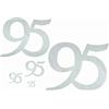 Petra's Bastel News 'Petra mestiere-notizie News 22 Pezzi Compleanno Numeri Set 95 Colori Articolo in Legno, Legno, Legno, 25 x 18 x 5 cm