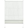 GARDINIA Tenda romana con morsetto, Trama intrecciata, Trasparente, Kit di montaggio incluso, EASYFIX Tenda romana a due binari, Bianco, 50 x 140 cm (LxA)