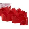 Furlanis - Nastro Margherita Portaconfetti, taffettà, Bomboniere e Confezioni, Tessuto Italiano - Rosso, 90 Pezzi da 5 Petali, 50 mm x 25 m