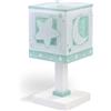 Dalber - Lampada da tavolo E-14, Luce della luna verde, Multicolore, 14 x 14 x 29