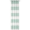 Deko Trends, Tenda con Passanti, in Poliestere, Turchese/Bianco, 245 x 137 cm