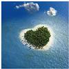 Pro-Art-Bilderpalette PRO-Art gla674a - Quadro da Parete su Vetro Island of Love II, 30 x 30 cm