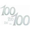 Petra's Bastel News 'Petra mestiere-notizie News 23 Pezzi Compleanno Numeri Set 100 Legno Articolo, Legno, Colori, 25 x 18 x 5 cm