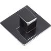 Blomus Gancio da Parete Lucido, Argento, Antracite, H 6 cm, B 6 cm, L 2,5 cm