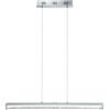 Eglo lampada a sospensione a Led in cristallo Cardito 1, lampada appesa in | alluminio, acciaio colore cromo, cristallo trasparente, dimmerabile al tocco, tonalità del bianco regolabili