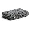 Möve Asciugamano, 85% cotone, 10% viscosa di bambù, 5% Leinen naturale/nero, 50 x 100 cm