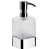 Emco 052100102 Loft - Dispenser di Sapone Liquido in Vetro Satinato, Colore: Cromato