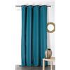 Linder 511/47/135/375FR-Tenda con Occhielli, in Cotone/Lino, Colore: Blu, 135 x 260 cm, Colore: Turchese