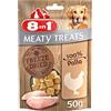 8in1 Meaty Treats - Snack liofilizzati per cani a base di pollo, 100% carne, senza cereali e senza zucchero, 50 g