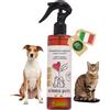 M' MA PETS Shampoo Secco per Cani e Gatti 100% Naturale, Made in Italy - Senza Acqua, Senza Parabeni e Siliconi - Con Cheratina e Pantenolo - Spray Detergente per Pelo Lucente e Morbido - 250ml