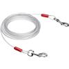 Amazon Basics Guinzaglio da cortile per cani fino a 41 kg, 7,62 m, Bianco
