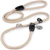 lionto Guinzaglio Retriever Guinzaglio per Cani Guinzaglio Formazione Cani, Lunghezza 170 cm Beige