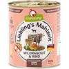 GranataPet Liebling's Mahlzeit Carne di Selvaggina e Manzo, Cibo per Cani Umido, Scatolette Senza Cereali e Zuccheri Aggiunti, Alimento Completo per Cani, 6 x 800 g