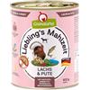 GranataPet Liebling's Mahlzeit salmone e carne di tacchino,cibo umido per cani, scatolette senza cereali e zuccheri aggiunti, alimento completo, 6 x 800 g