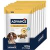 ADVANCE Snacks - Sensitive Snack per Cani con Sensibilitè Digestive e Sintomi Cutanei - Confezione 7 x 150gr - 1050gr