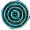 Outward Hound Fun Feeder Slo-Bowl - Ciotola anti-ingozzamento per cani - grande - turchese