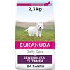 Eukanuba Daily Care Alimento Secco per Cani Adulti con Cute Sensibile, 2,3 kg