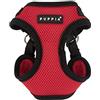 Puppia PARA-HC1533-RD-M Soft Harness C - Pettorina Morbida per Cani, Rosso, M, 1 Pezzo