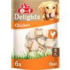 8in1 Delights Chicken Bone S - Osso da masticare per cani - 6 Pezzi