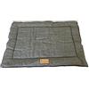 Ellie-Bo Grande tappetino reversibile in tweed e pelliccia sintetica grigia