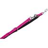Nobby Guinzaglio Soft Grip, fucsia/nero, lunghezza: 200 cm, larghezza: 15 mm, 1 pezzo