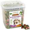 petifool Blütenzauber 360 g - Mangime complementare per roditori - cibo naturale per conigli, porcellini d'India, criceti, cincillà e molto altro ancora - senza additivi artificiali - 100% naturale