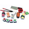 Melissa & Doug Set Sushi Giocattolo in Legno - Taglia il Sushi, Accessori Realistici, Vaschetta Sushi, Gioco Cibo da Cucina, Gioco di Imitazione Montessori, Regalo per Bambini e Bambine, 3+ Anni