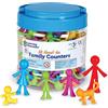 Learning Resources Figurine di Famiglia All About Me, 3+ Anni, Set 72 Figurine Colorate in PVC per Conteggio, Ordinamento e Gioco Educativo
