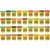 Play-Doh Mega Pack, Grande Confezione da 36 Barattoli da 84 g, Colori Assortiti, Giochi per Bambini e Bambine da 2 Anni, Attività Fai da Te e Arti e Mestieri, Set Materiale Didattico Rientro a Scuola