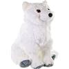 Wild Republic Cuddlekins Volpe Artica, Peluche Di Animali, 30 cm, Peluche Per Neonati, Peluche Per Regalo Di Compleanno Imbottitura Realizzata Partendo Da Bottiglie Riciclate
