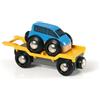 BRIO World - trasportatore per auto con rampa