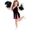 W WIDMANN MILANO Party Fashion - Costume da cheerleader, abito, show girl, ballerina delle scuole superiori, carnevale, festa a tema