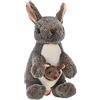 Wild Republic- Cuddlekins Mini Canguro con Joey Animale, Colore, 8 Inches, 10867
