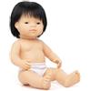 Miniland Bambola 3105 Ragazzo Asiatico 38 cm in Morbido Vinile, Resistente e Flessibile. Corpo articolato e Leggermente profumato. Anatomicamente Corretto, presentato Un Sacchetto di plastica