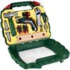 Theo Klein 8394 Valigetta Ixolino Bosch con martello, chiave inglese e altro, Avvitatore Ixolino alimentato a batterie, Dimensioni 26.6 cm x 32 cm x 8.8 cm, Giocattolo per bambini a partire dai 3 anni