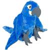 Wild Republic Cuddlekins Ara Giacinto, Peluche di Animali, 30 cm, Peluche per Neonati, Peluche per Regalo di Compleanno Imbottitura Realizzata Partendo da Bottiglie Riciclate