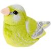 Wild Republic Audubon Bird, Verdone con Autentico Suono d'uccello, Peluche, Giocattolo per Uccelli per Bambini e birdwatcher, 18 cm
