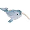 Wild Republic Living Ocean Mini Narvalo, Regalo Educativo, Regalo Per Bambini, Imbottitura Realizzata Partendo Da Bottiglie Riciclate, 30 cm