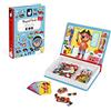 Janod - Magnéti' Book "Ragazzino", Gioco Educativo Magnetico 50 Pezzi - Apprendimento Motricità Fine e Immaginazione - Da 3 Anni in Su, J02719