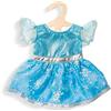 Heless- Vestito per Bambole, Principessa del Ghiaccio, Taglia 28-35 cm, Tinta Unita, Colore Blu, 28-35, 1720