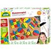 LENA - Standard Base Piatto 72-Pezzo Impostare per 3+ Anno Figli, Multicolore