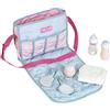 Theo Klein 1653 Baby Coralie Borsa per Pannolini per Le Bambole, con i Seguenti Accessori- biberon, Pannolino, vasetto di Crema e Molto Altro, per Bambini a Partire da 3 Anni