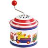 Lena 52756 - Scatola Girevole Musicale ca. 10,5 x 7,5 cm, in Latta con Melodia della Primavera, in Metallo, per Bambini a Partire dai 18 Mesi, Organo Girevole con Motivo, Multicolore