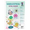 Ursus 21410099 punto croce modelli per bambini, 24 diversi motivi, Modelli/Colori Assortiti, 1 Pezzo