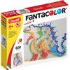 Quercetti FantaColor Modular 4, Gioco Educativo con Chiodini Colorati, Mosaico Creativo per Bambini 4 Anni, Giochi Bambina 5 Anni, Giochi Creativi Bambini e Regalo Bambina 6 Anni Made in Italy