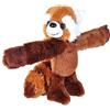 Wild Republic Huggers Panda Rosso, Pupazzo Bracciale, Peluche Per Bambini Con Braccialetto A Scatto, Regalo Per Bambini, Imbottitura Realizzata Partendo Da Bottiglie Riciclate, 20 cm