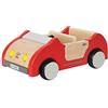 Hape Auto familiare per la casa delle bambole | Macchina rossa in legno con portiere apribili | Per gioco di ruolo dai 3 anni