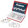 Janod - Magneti'Book Alphabet - Gioco educativo magnetico, 142 pezzi, versione francese, da 3 anni, J02711