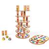 Janod - Gioco di Abilità Acrobat, Gioco di Abilità e Strategia, Giochi di società per Bambini, per Lo Sviluppo della Contrazione e della Motricità Fine - da 2 Giocatori, da 5 Anni in su, J02757