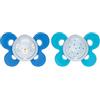 Chicco Physio Comfort Night Bimbo Succhietto di Silicone, 16-36 Mesi, Colori Assortiti, 2 Pezzi